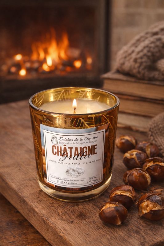 Bougie parfumée Châtaigne grillée - 200 mL