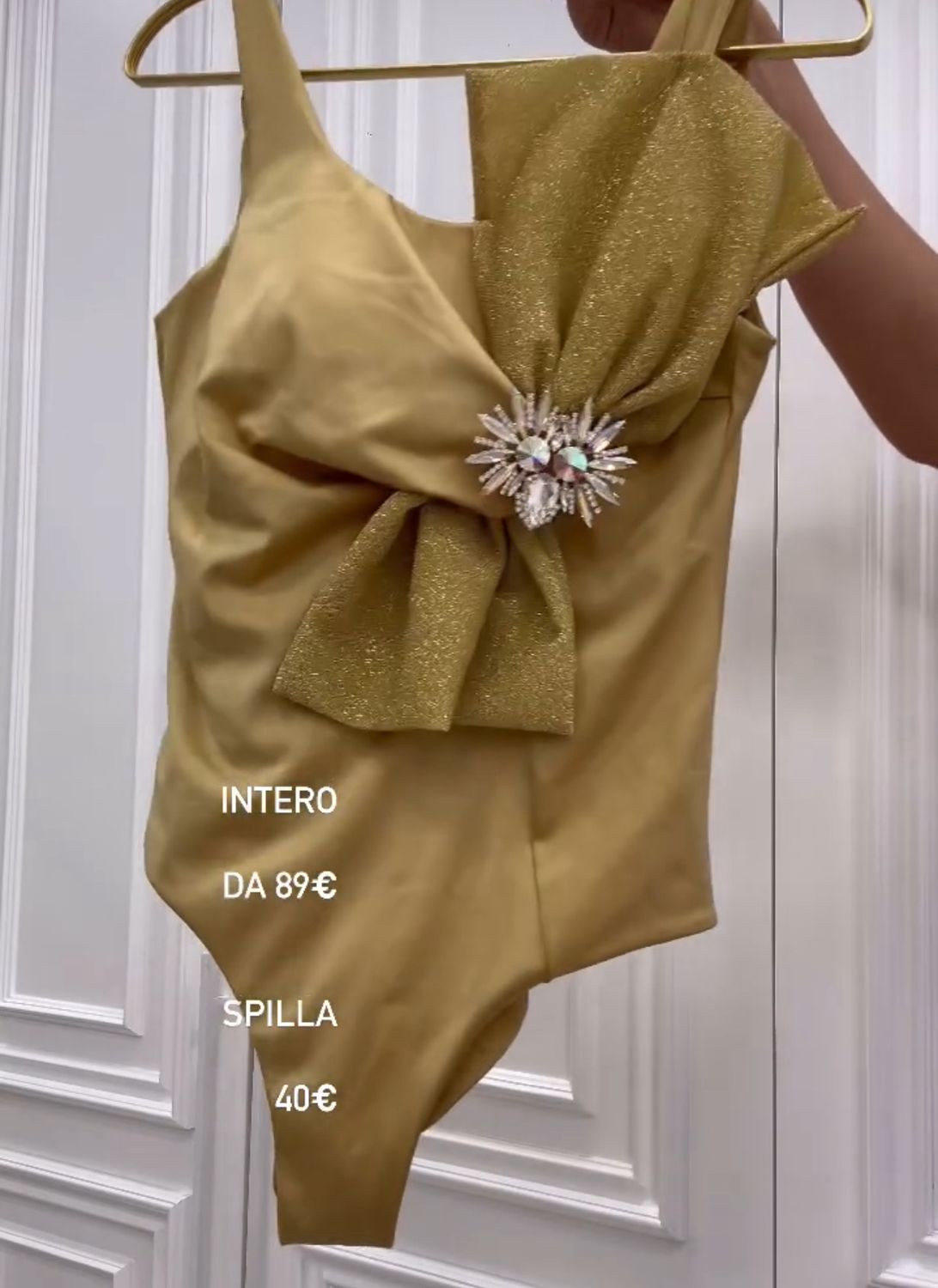 intero fioccone glitter