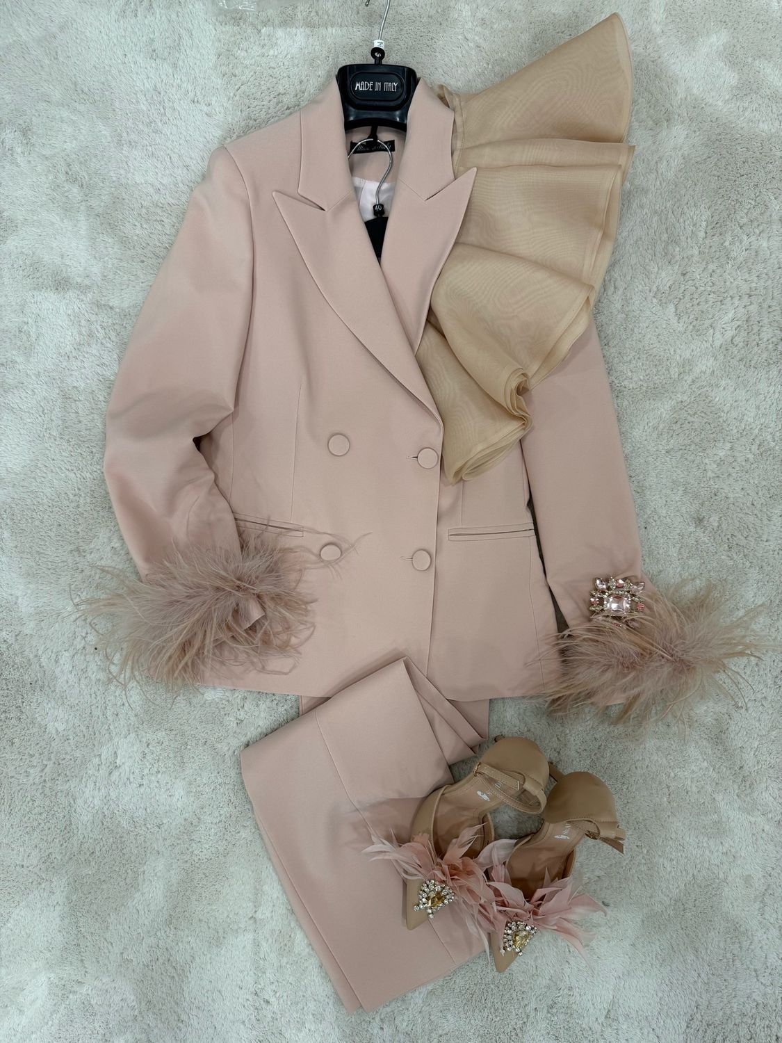 giacca e pantalone palazzo