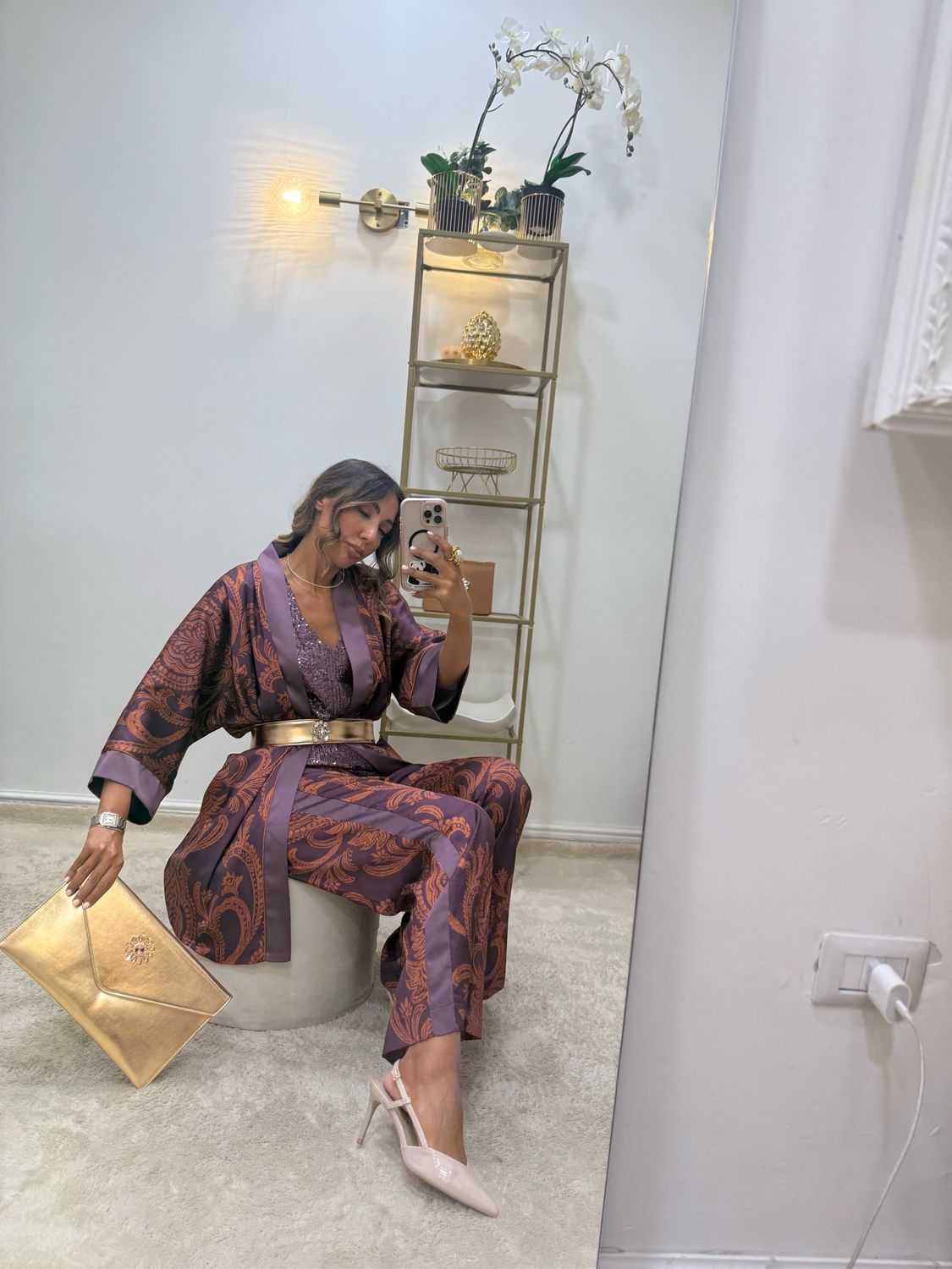 set kimono _ giacca e pantalone