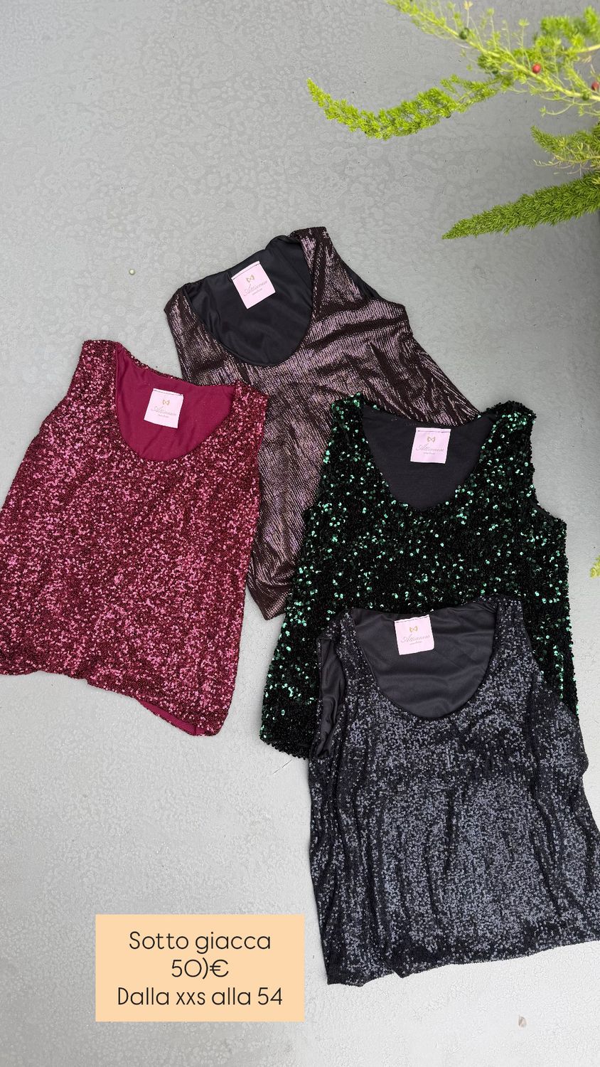 Sotto giacca paillettes