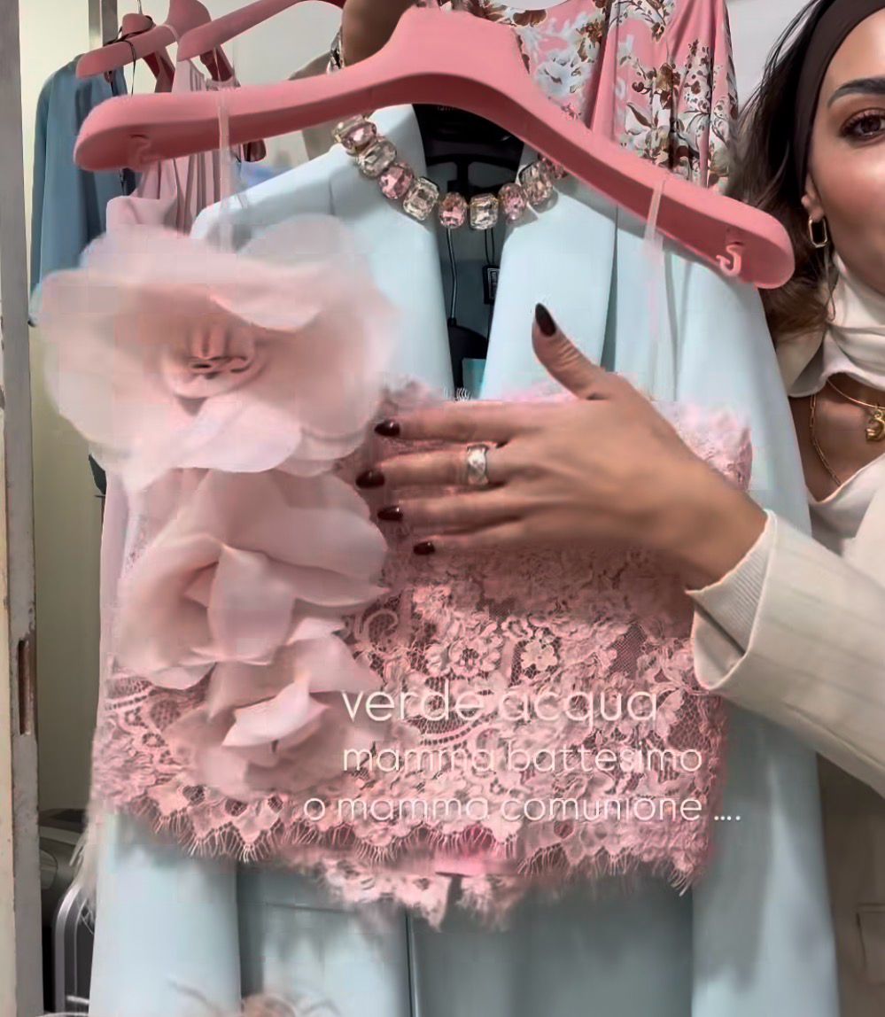 Top bustier ricamato