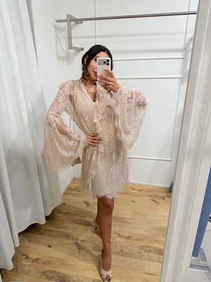 Dress pizzo con sottana