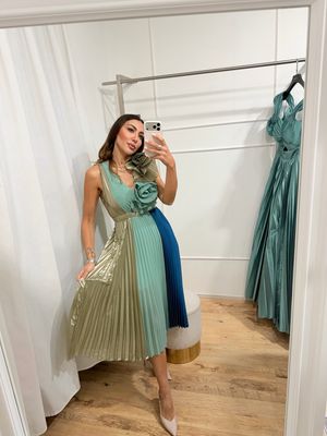 Dress plisse 3 colori