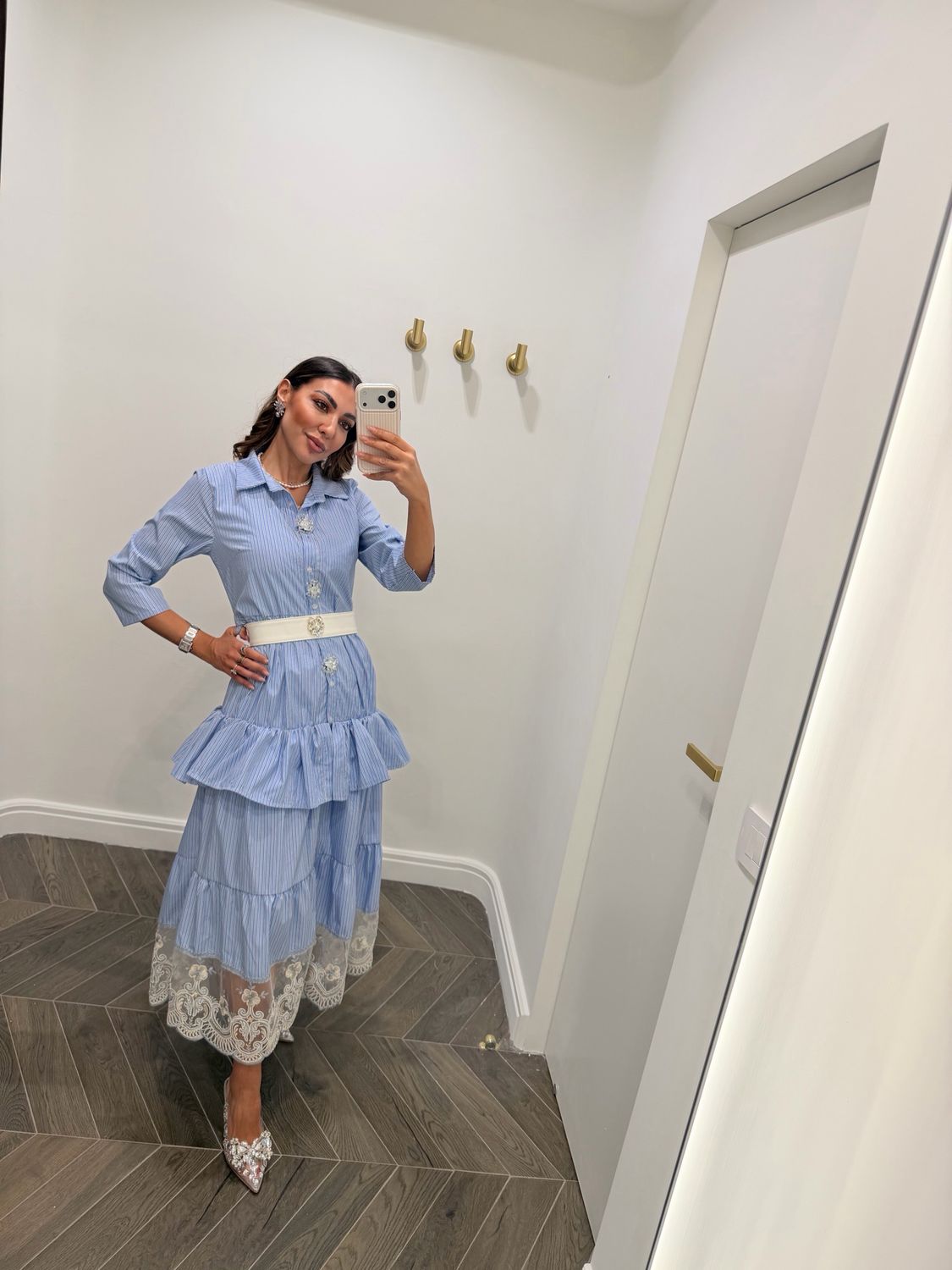 Dress riga e balze