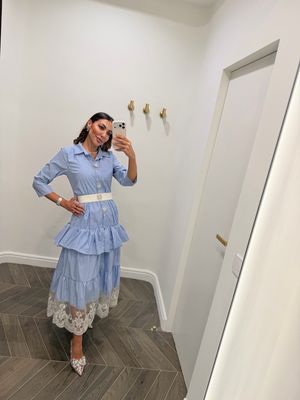 Dress riga e balze