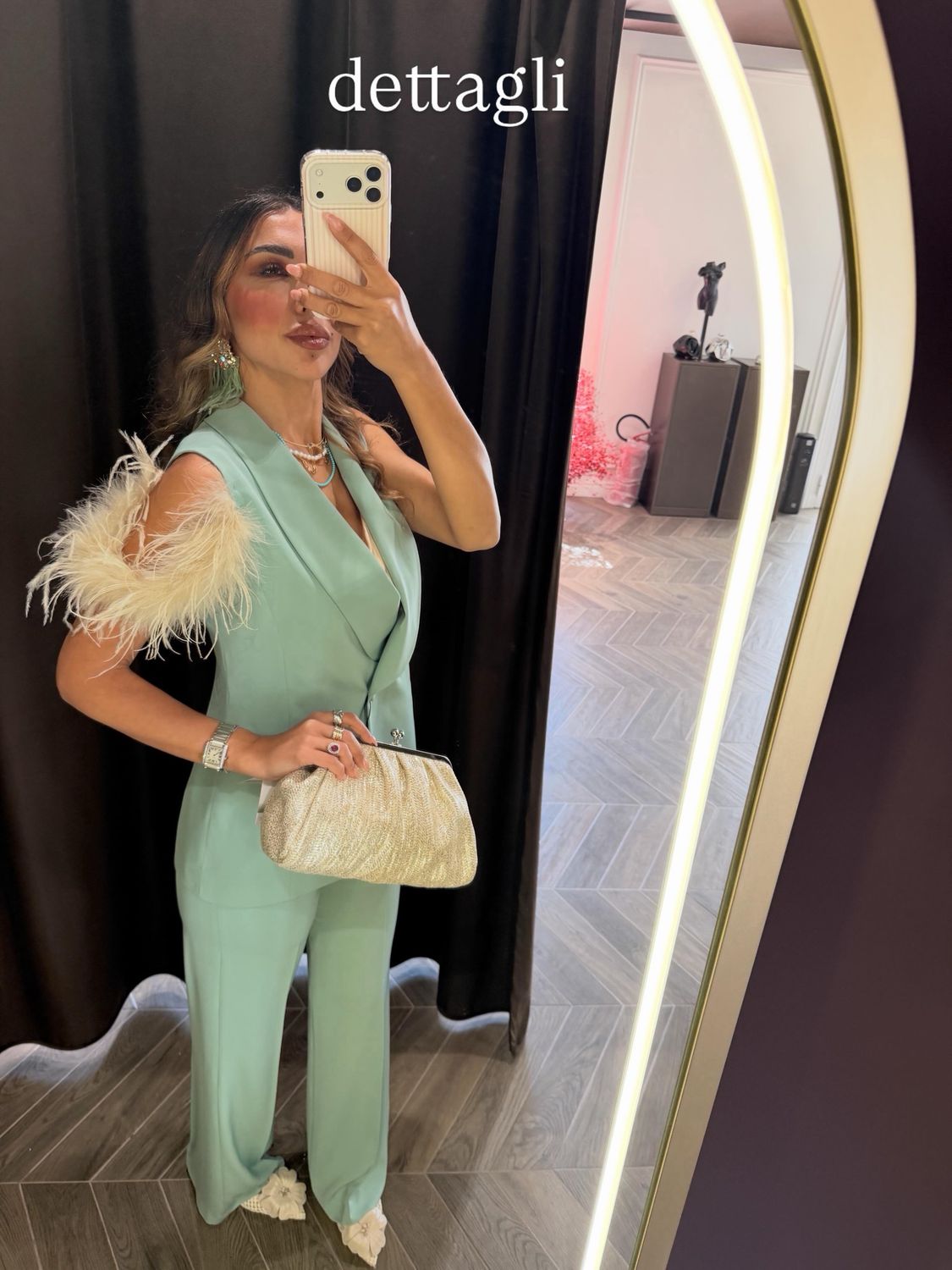 Gilet e pantalone kimono