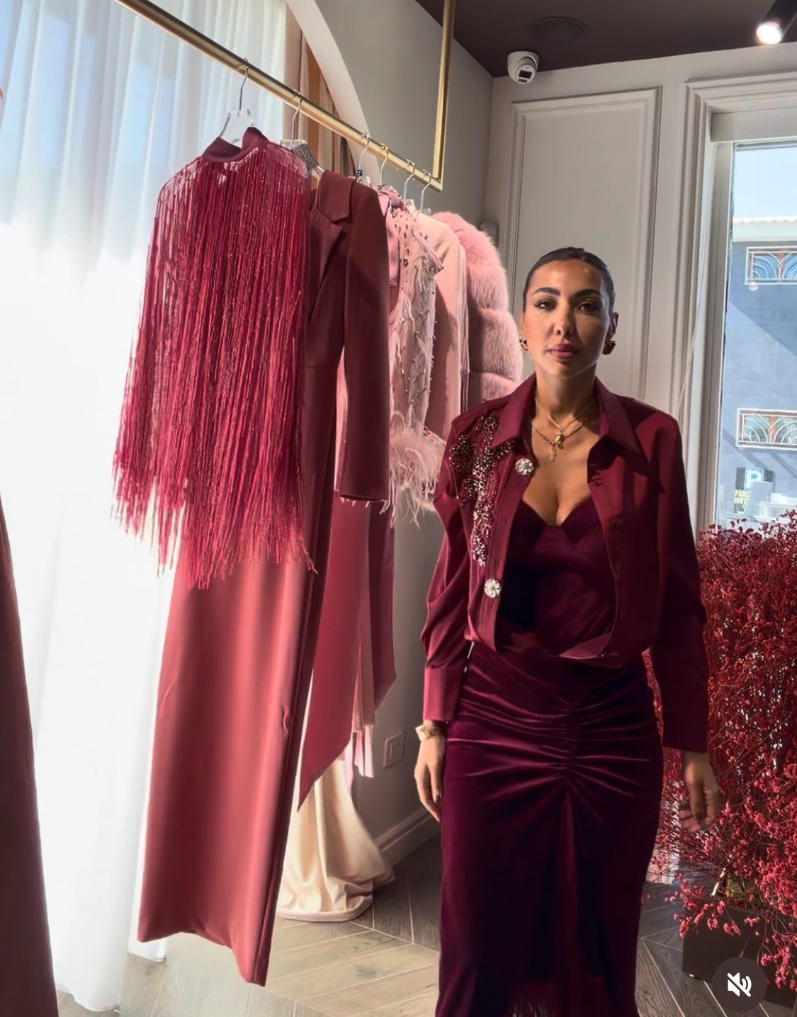 Camicia raso e strass