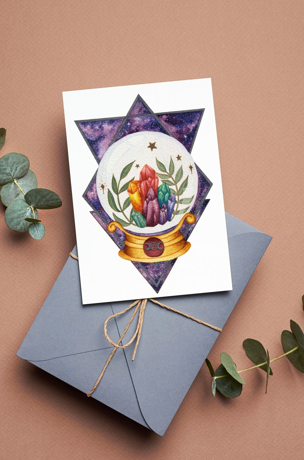 BOULE DE CRISTAL - Carte Postale