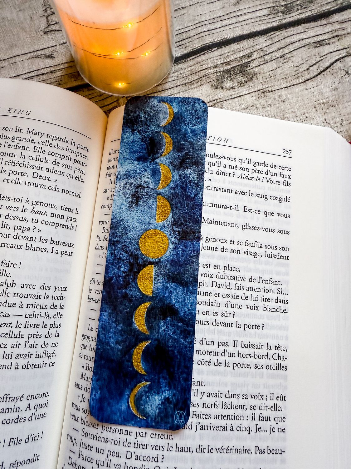 MARQUE PAGE PHASE LUNAIRE