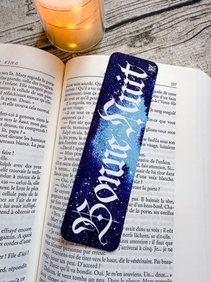 MARQUE PAGE CALLIGRAPHIE BONNE NUIT