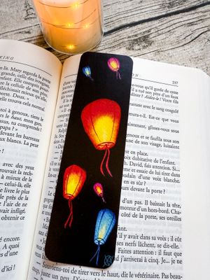 MARQUE PAGE LANTERNES
