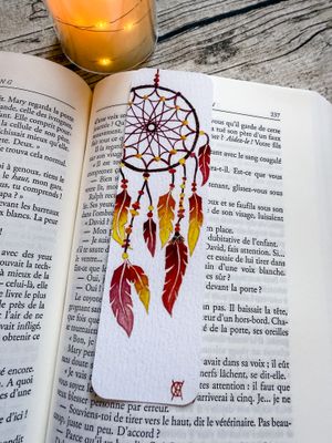 MARQUE PAGE DREAMCATCHER ORANGE