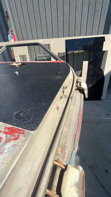 Pair Of Gray Door Panels For Toyota Hilux RN30 Pickup 1979-1983 – Front Left & Right, Clips Included
