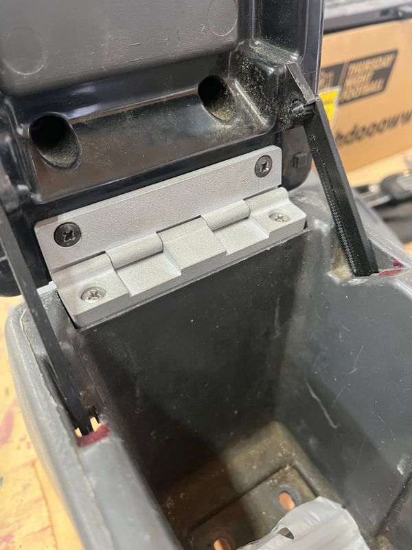 Center Console Side Supports