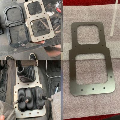 Tripple stick shifter plate.