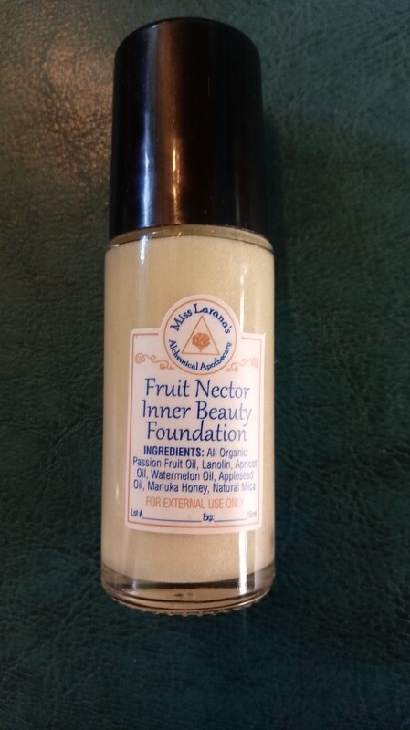 Organic Fruit Nectar Inner Beauty Foundation- moisturizes and protects skin under 50