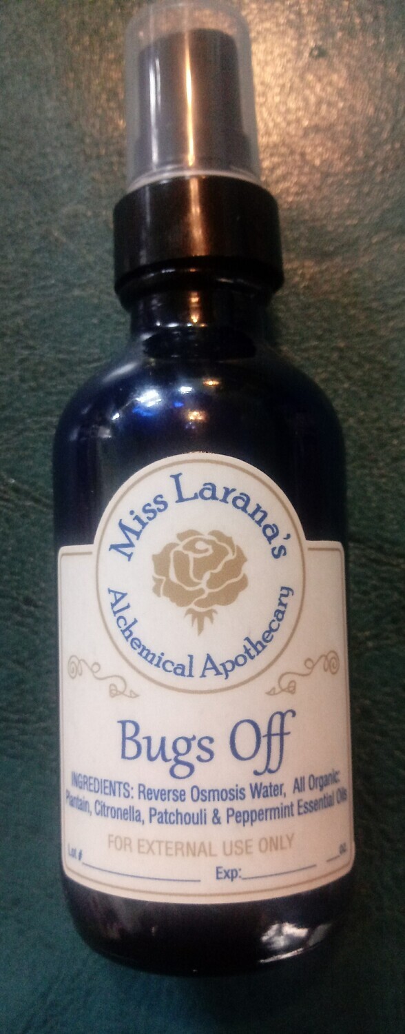 Organic Bugs Off! - a natural bug repellent