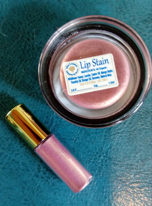 Organic Lip Stain - a sheer gloss with high-color mica tube- ROSE QUARTZ