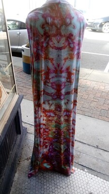 Ice-Dyed Duster/Cover-up/Wrap Dress - One of a Kind