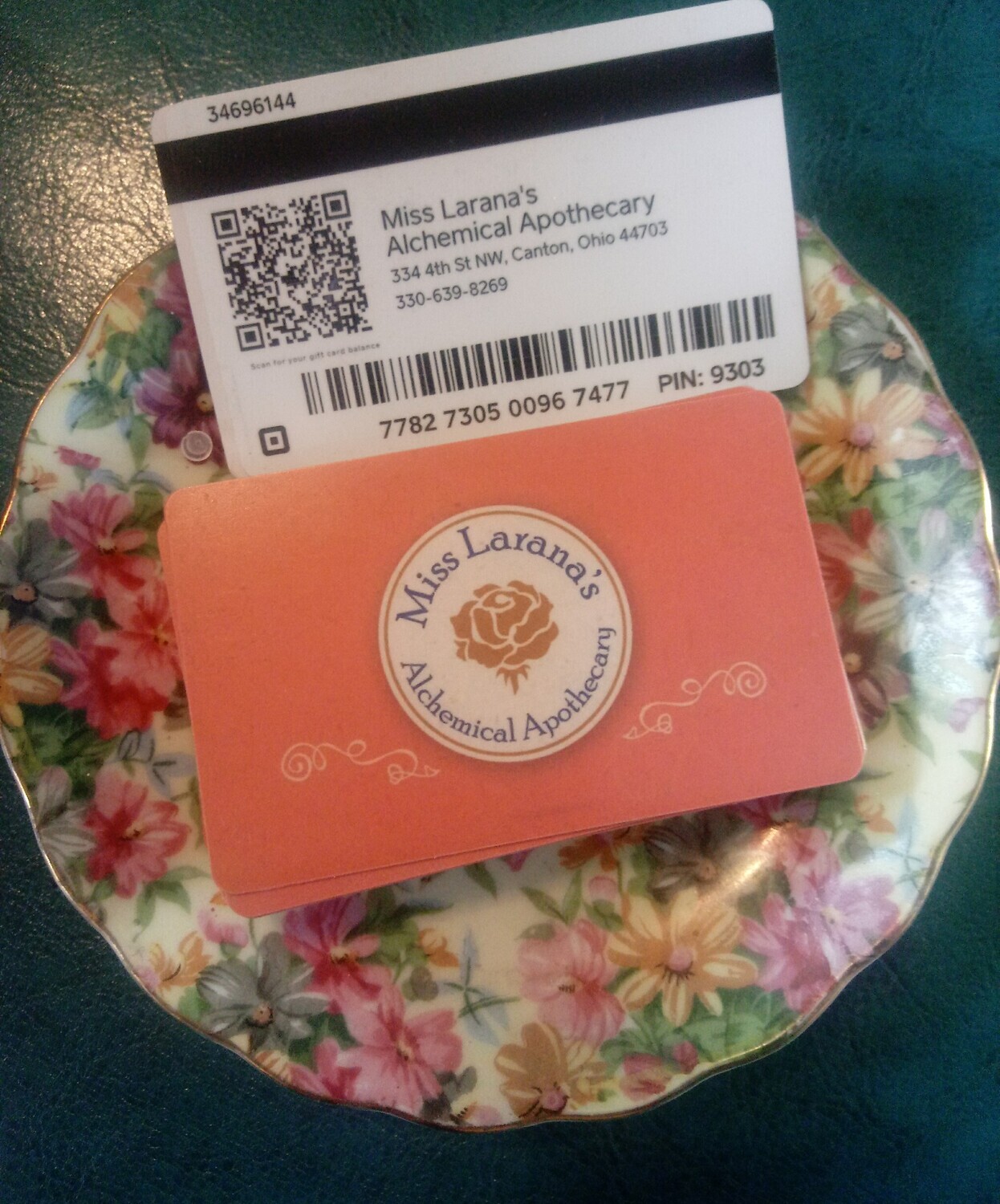 Gift Cards - Snail Mail / an actual plastic card for purchases at the shop in Canton