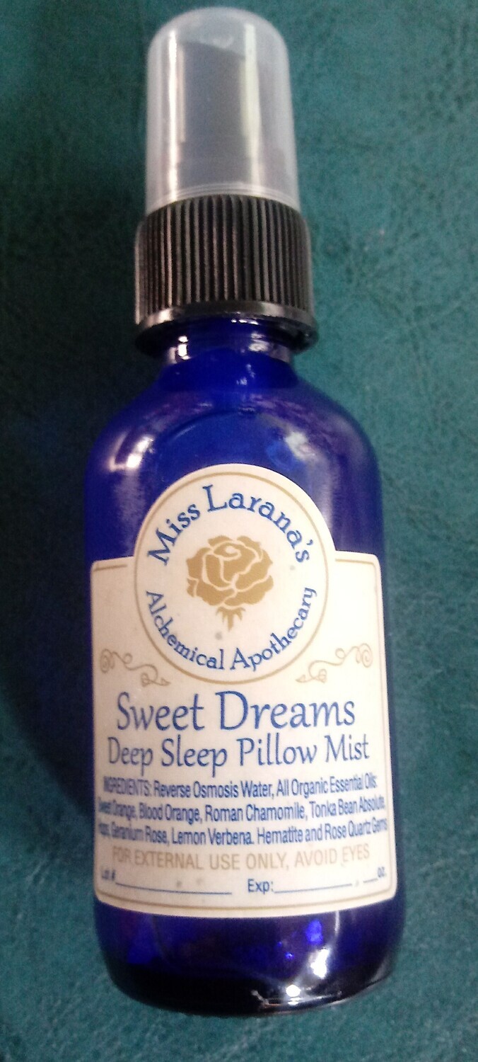 Organic Sweet Dreams Pillow Mist - A Good Night&#39;s Sleep is a mist away!