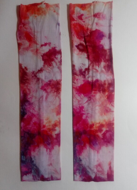 Ice-Dyed Goddess Sleeves - One of a Kind