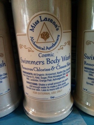 Organic Cosmic SWIMMERS Body Wash - Removes Chlorine and Cleans Skin