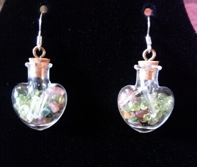 Gem Formula -Heart Earrings