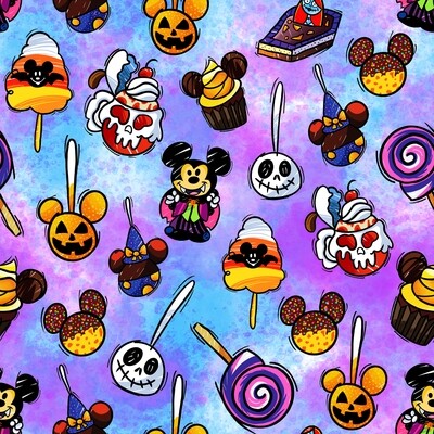 #78 Purple Halloween snacks