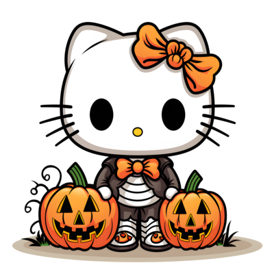 Pumpkin Kitty DTF