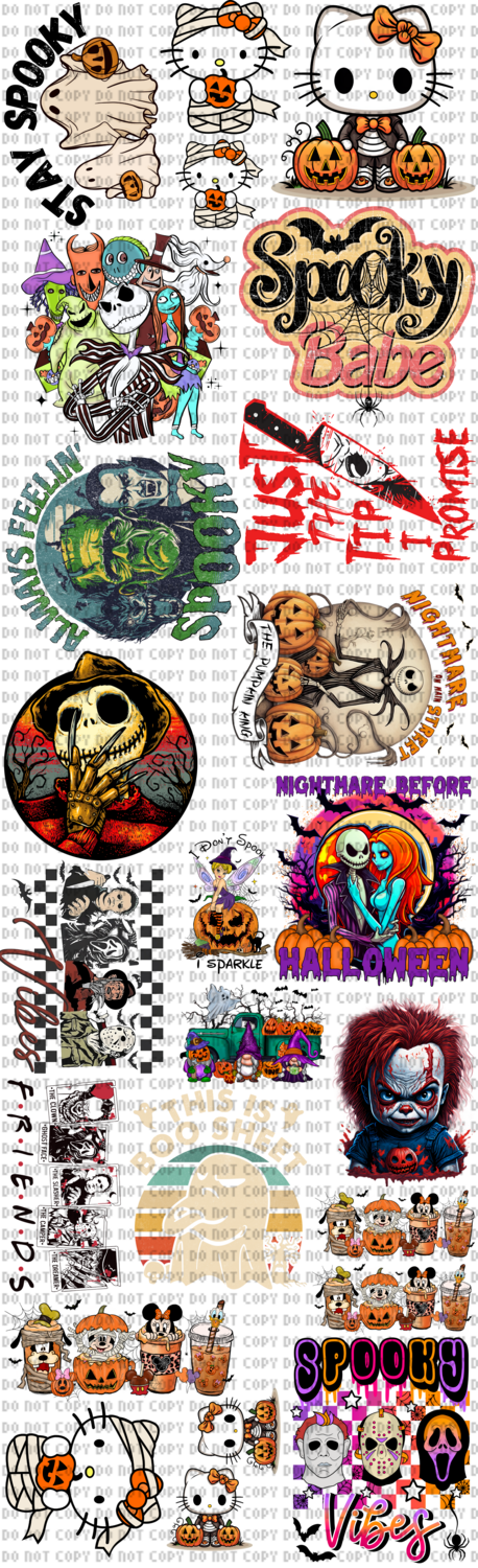 #09 Halloween Mix Gangsheet
