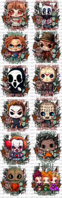 #11 floral horror gangsheet
