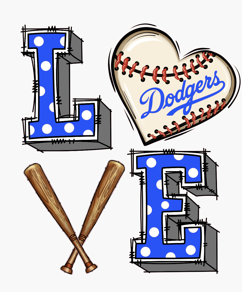 LA BLUE TEACH HEART