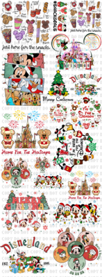 #13 Mouse friends Xmas Gangsheet