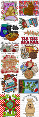 #16 Feliz Navidad Adult Gangsheet