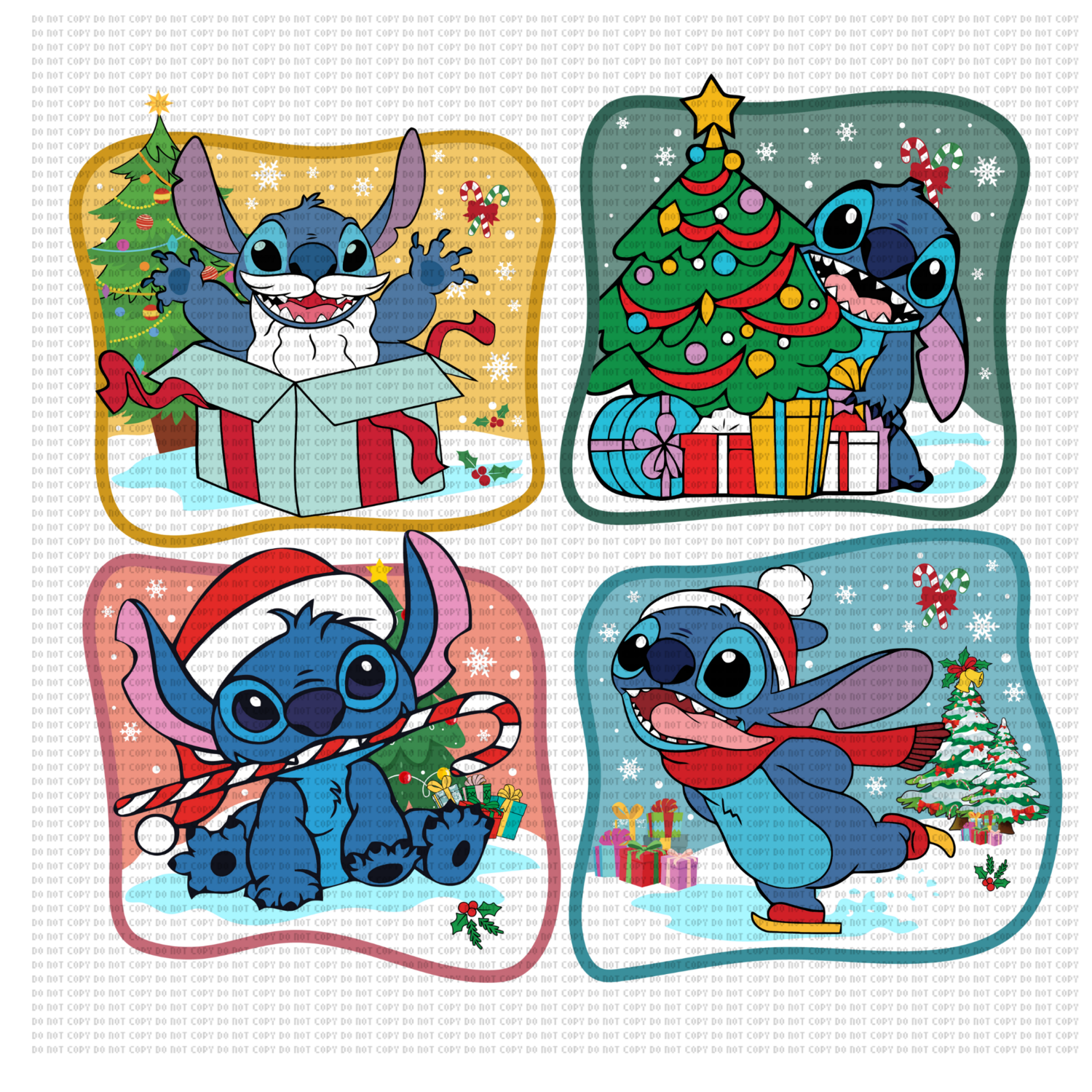 626 xmas squares