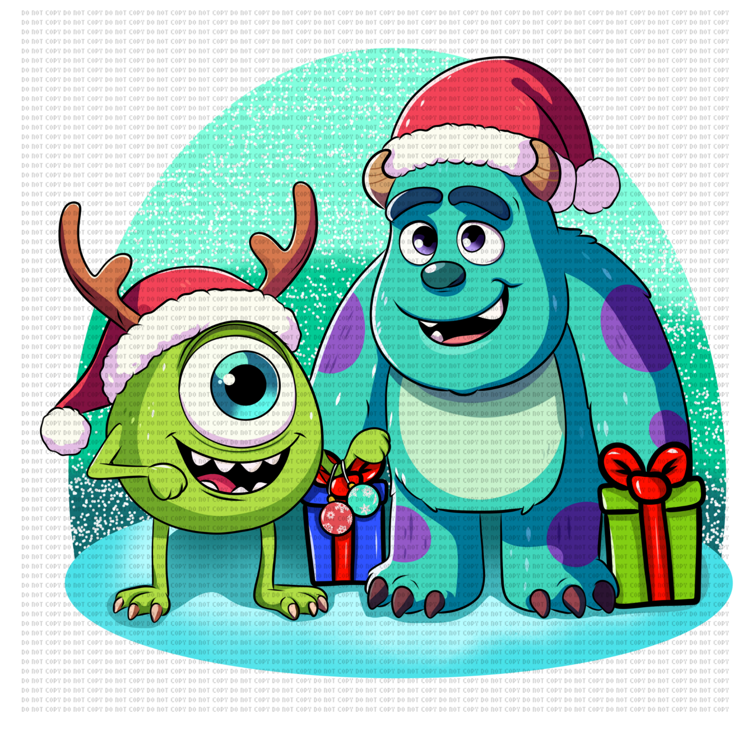 Xmas monster friends