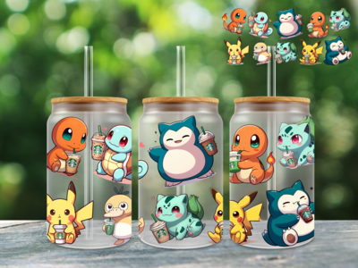 #602 UV DTF poke friends