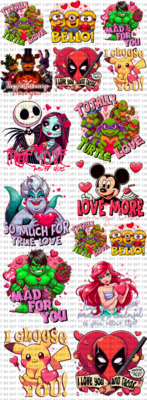 #31 Valentines Day Gangsheet