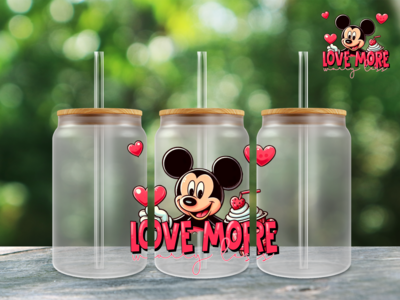 #615 UV DTF Love more worry less