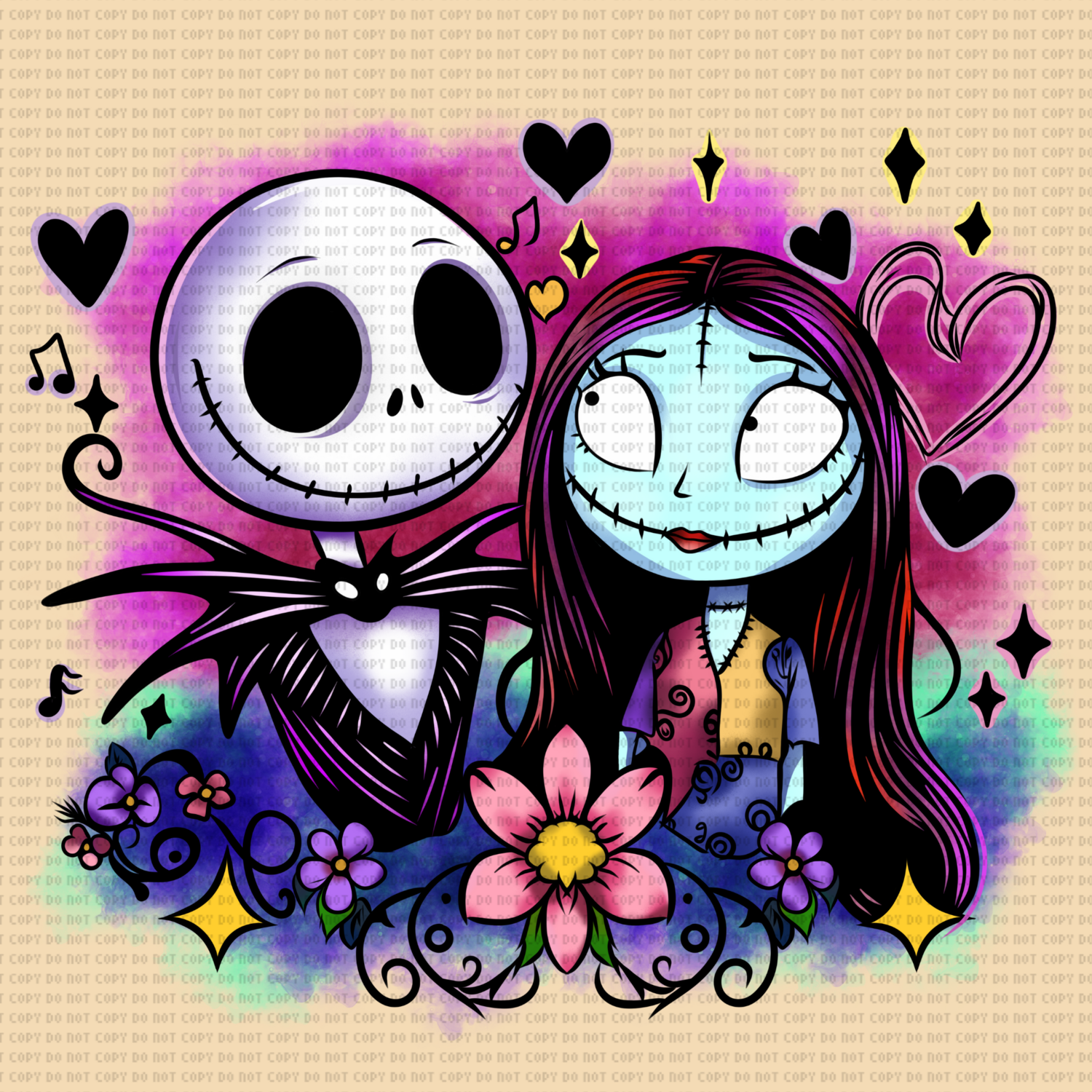 MR and Mrs skellington DTF