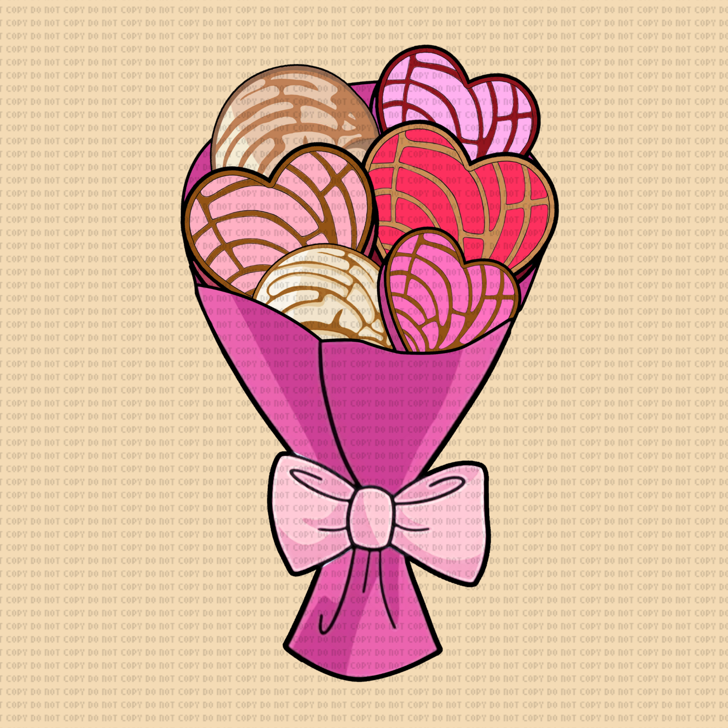 Concha Bouquet   DTF