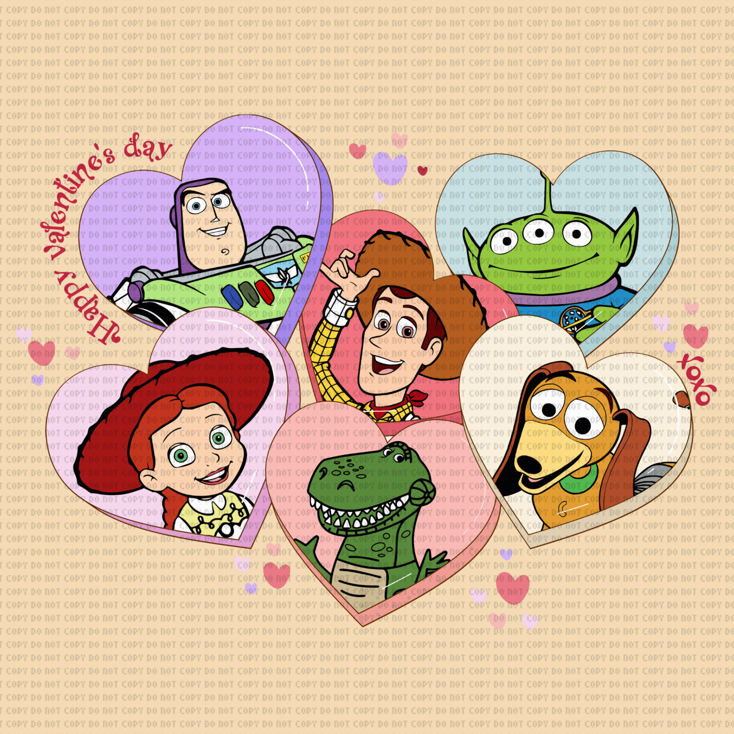 Friends hearts  DTF