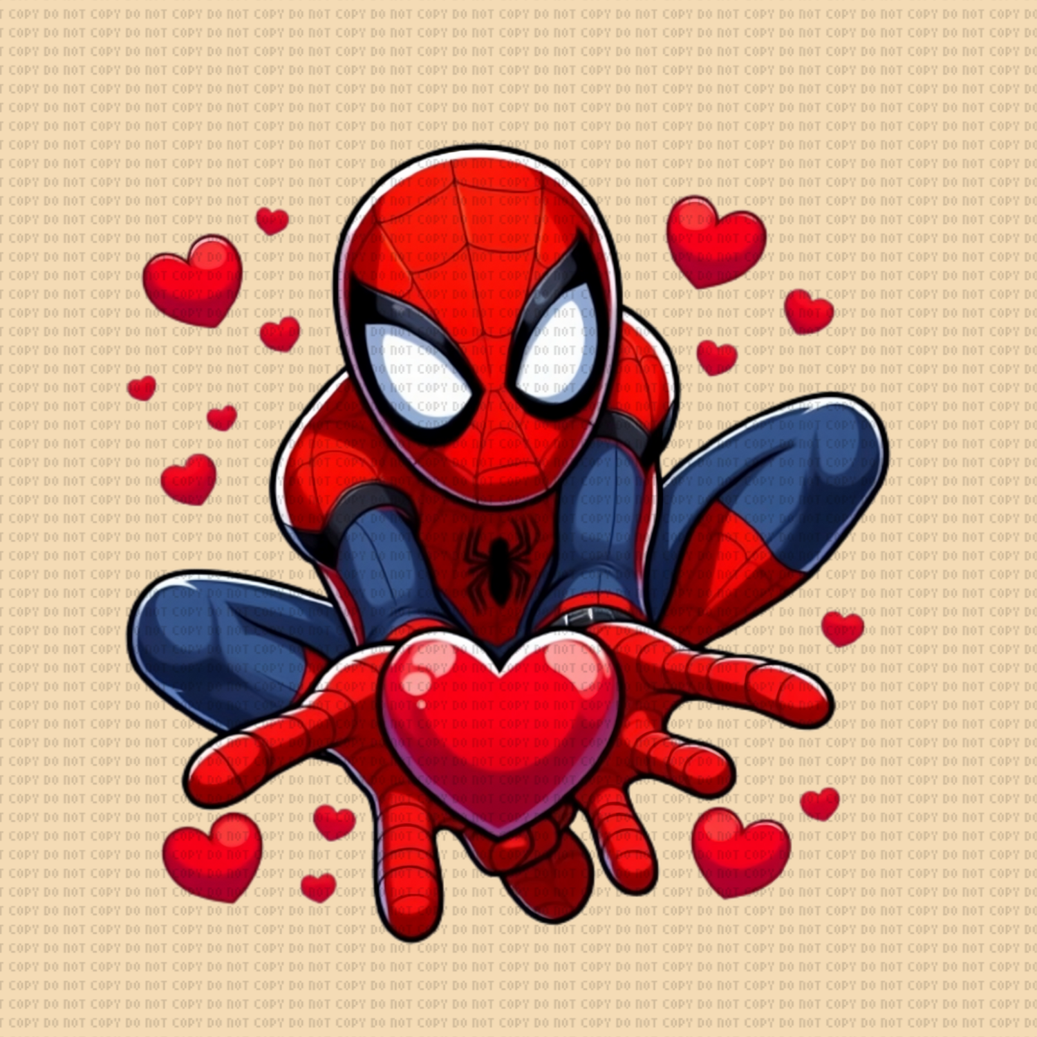 SPIDER .. MAN HEARTS   DTF
