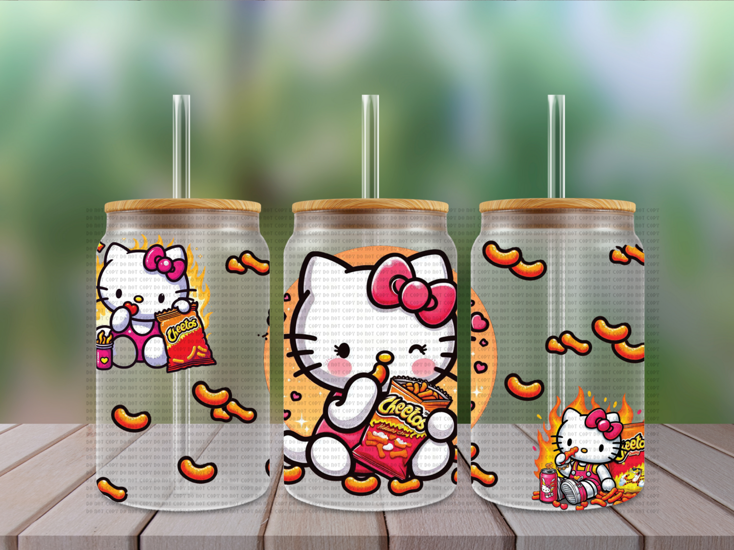 #825 KITTY FLAMING HOTS