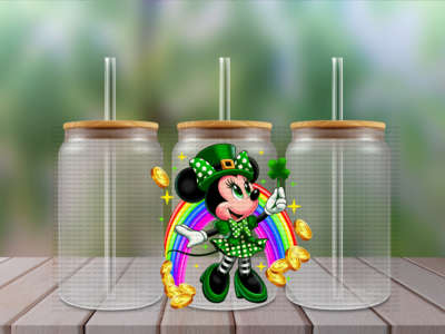 #843 RAINBOW MOUSE GREEN