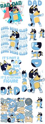 #37 Blue Y Dad Gangsheet