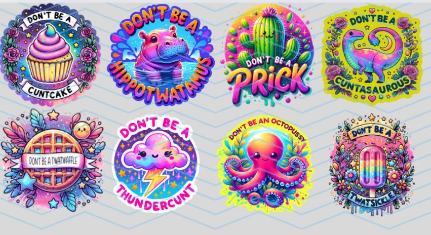 #972 Dont Be (decal Bundle)