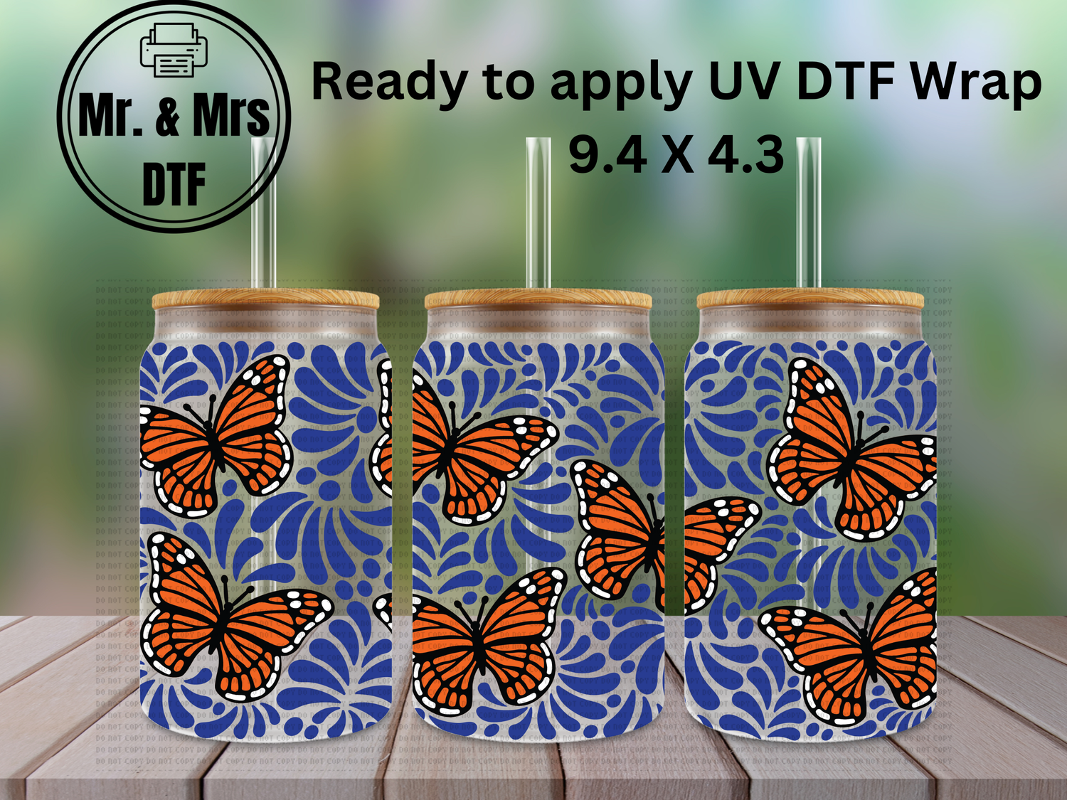 #1003  TALAVERA BUTTERFLY BLUE